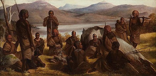 Group of Natives of Tasmania’ (1859) by Robert Dowling. Source: Wiki Commons